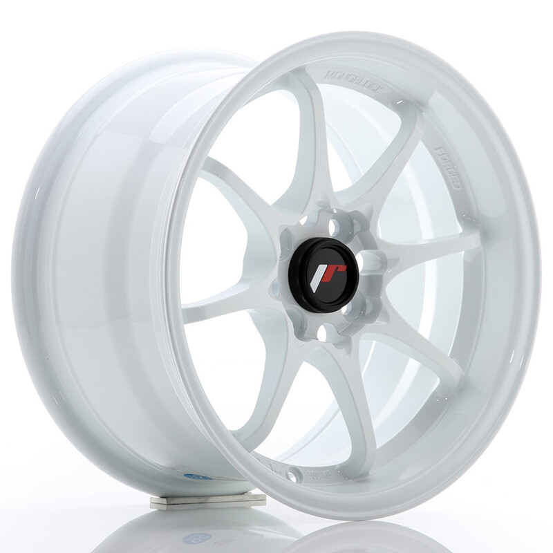 Japan Racing JR-5 15x8" 4x100 ET28, Blanc