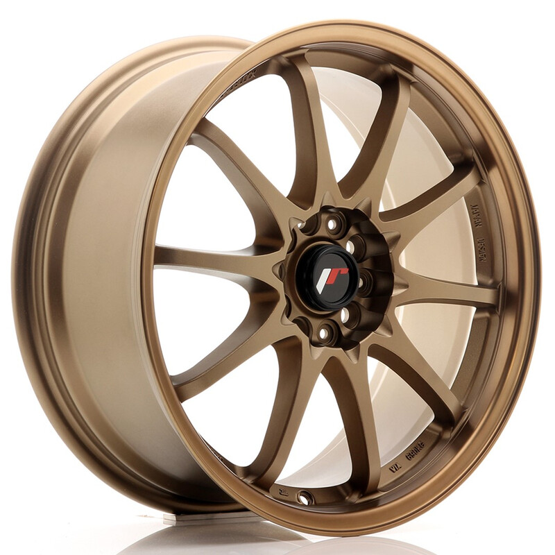 Japan Racing JR-5 18x8" 5x114.3 ET35, Bronze Anodisé