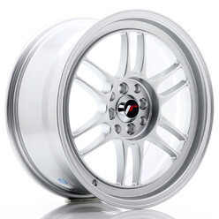 Japan Racing JR-7 17x8" 4x100/114.3 ET35, Gris Argenté / Poli