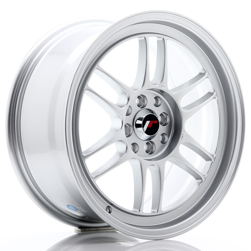 Japan\u0020Racing\u0020JR\u002D7\u002017x8\u0022\u00204x100\/114.3\u0020ET35,\u0020Gris\u0020Argent\u00E9\u0020\/\u0020Poli