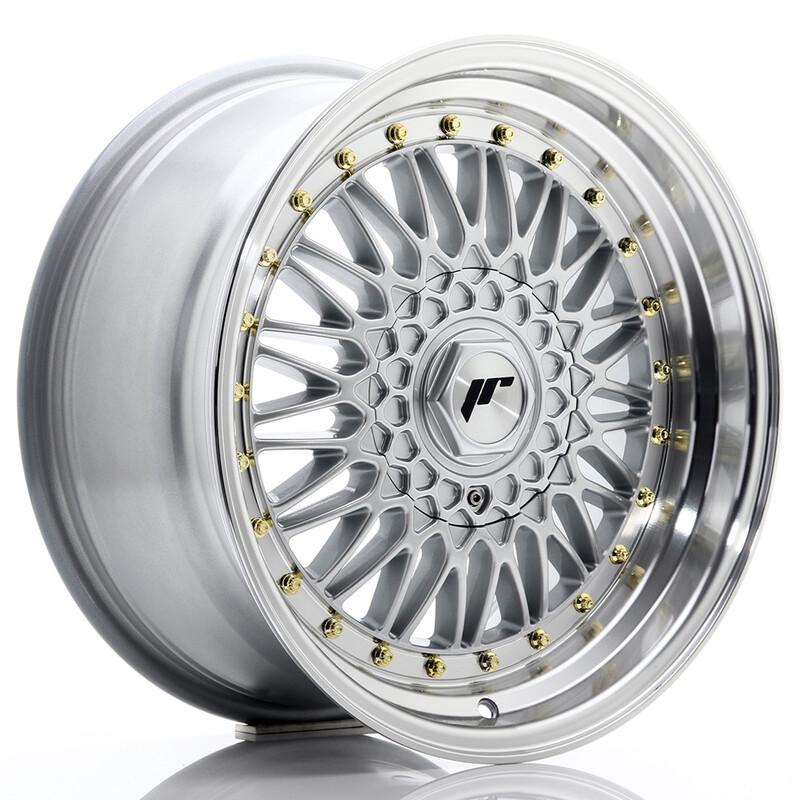 Japan Racing JR-9 17x8.5" 4x100/114.3 ET20, Gris Argenté / Poli