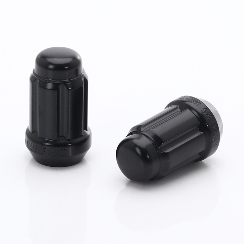 Ecrous JN2 Noirs en Acier Forgé M12x1.5 (Pack de 20)