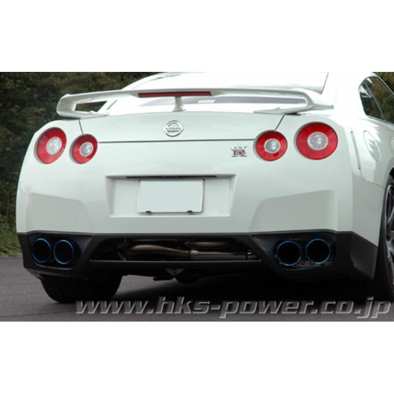 Ligne d'Echappement HKS "Legamax" Ti-Tip (MIG) pour Nissan GT-R