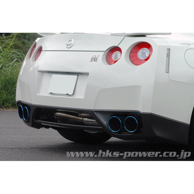 Ligne d'Echappement HKS "Legamax" Ti-Tip (TIG) pour Nissan GT-R