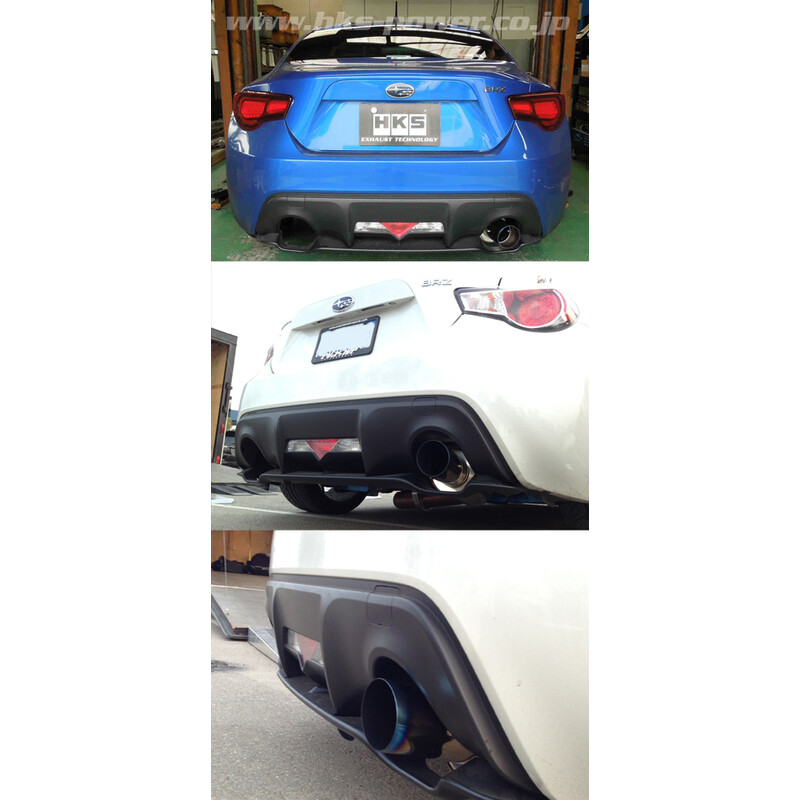 Ligne d'Echappement HKS "Hi-Power Single" pour Subaru BRZ