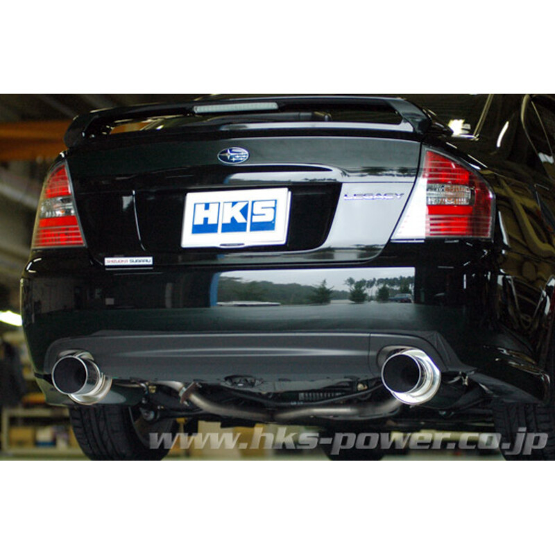 Ligne d'Echappement HKS "Silent Hi-Power" pour Subaru Legacy B4 BL5 (03-09, EJ20 Turbo)