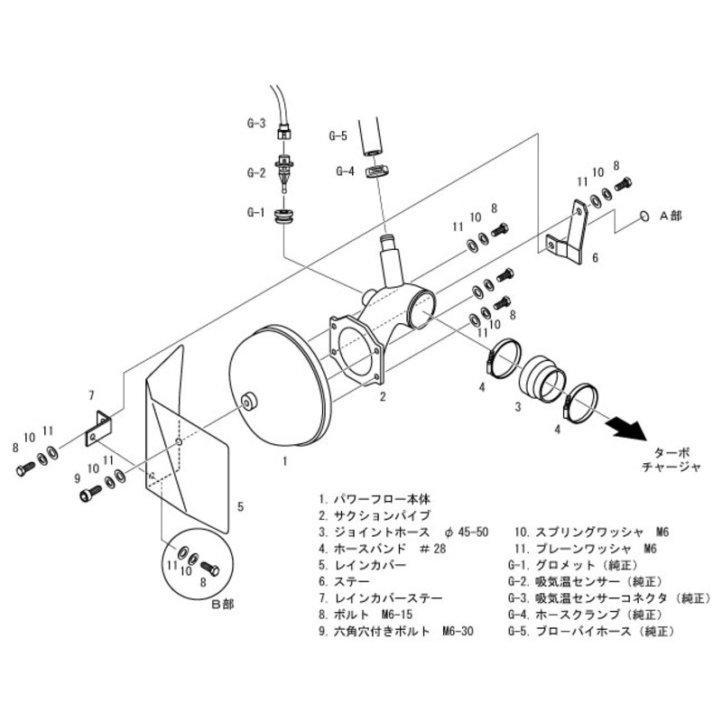 Admission Directe HKS Racing Suction pour Daihatsu Copen