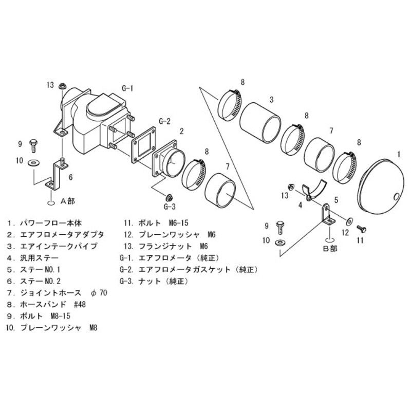 Admission Directe HKS Super Power Flow pour Mazda MX-5 NA 1.6L (89-93)