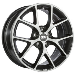 BBS SR 19x8.5" 5x120 ET32, Noir / Poli (SR026)