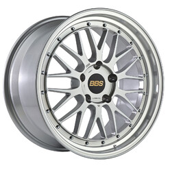 BBS LM 17x7.5" 4x100 ET40, Gris Argenté Brillant (LM198)