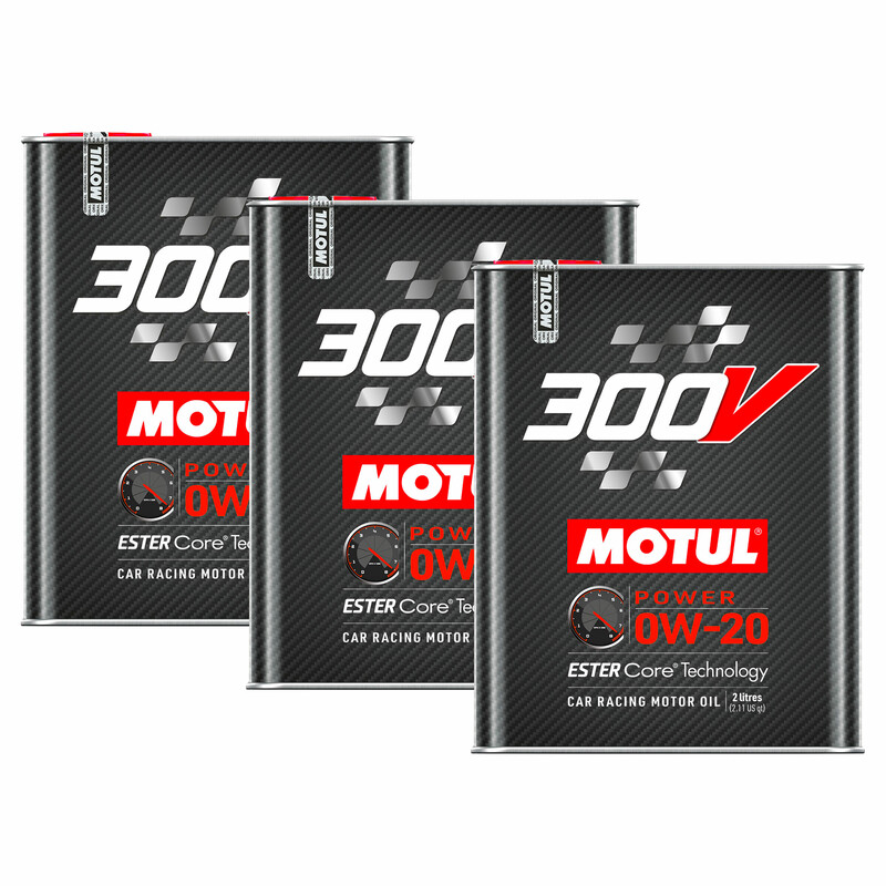Pack Huile Motul 300V Power 0W20 (3 x 2L)