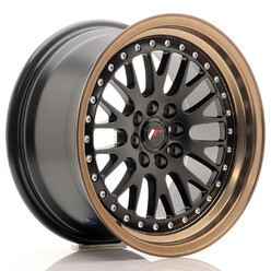 Japan Racing JR-10 16x8" 4x100/108 ET20, Noir Mat / Satiné