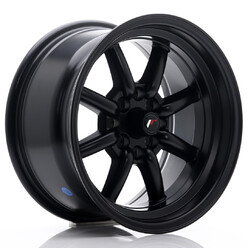 Japan Racing JR-19 15x8" 4x100/114.3 ET0, Noir Mat / Satiné