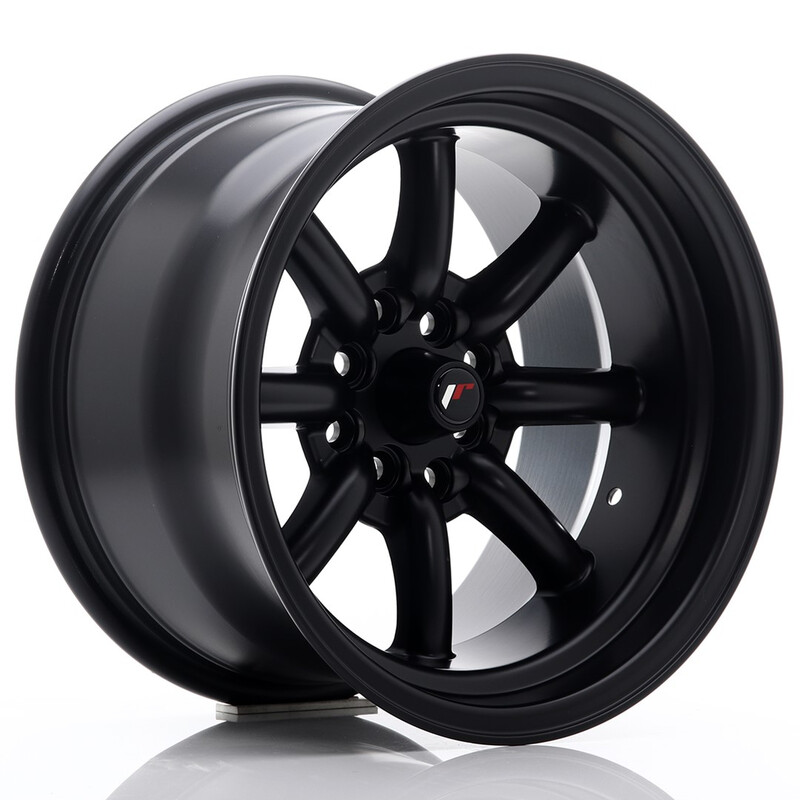Japan Racing JR-19 15x9" 4x100/114.3 ET-13, Noir Mat / Satiné
