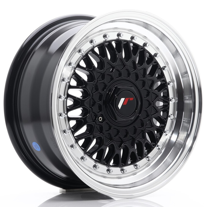 Japan Racing JR-9 15x7" 4x100/108 ET20, Noir / Brillant
