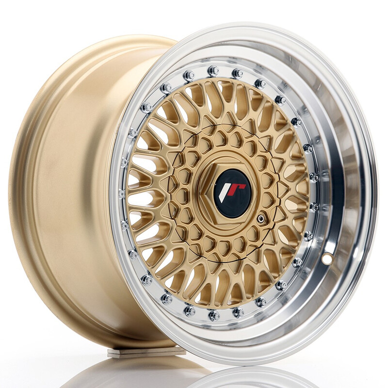 Japan Racing JR-9 15x8" (4 & 5 trous - sur mesure) ET20, Or / Doré
