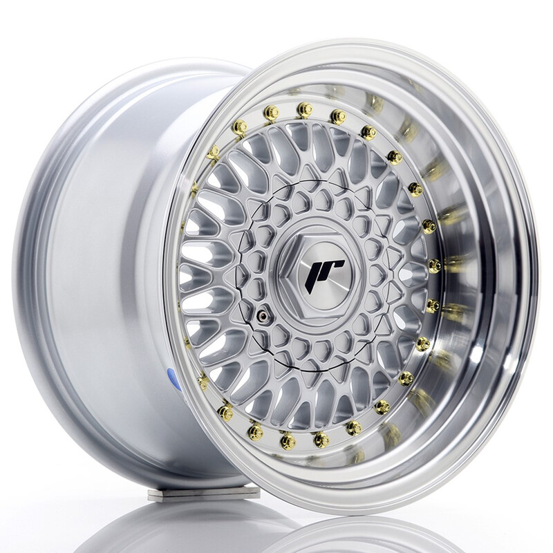 Japan Racing JR-9 15x9" 4x100/108 ET10, Gris Argenté