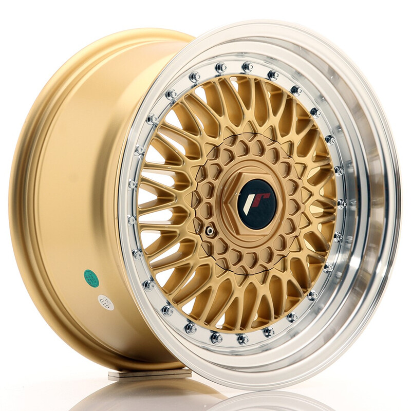 Japan Racing JR-9 16x8" (4 & 5 trous - sur mesure) ET25, Or / Doré