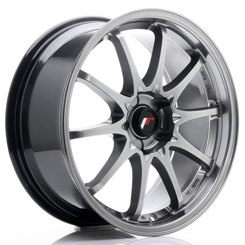 Japan Racing JR-5 18x8" (5 trous - sur mesure) ET35, Hyper Black