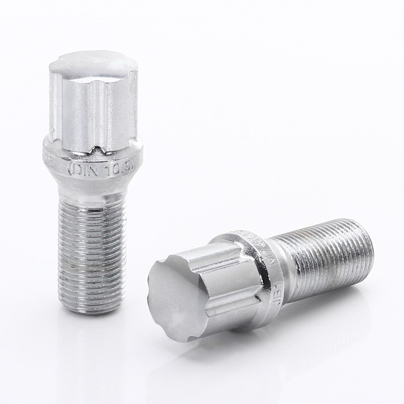 Vis de Roue JB1 Chromées M12x1.25 (Pack de 20)
