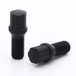 Vis de Roue JB1 Noires M14x1.25 (Pack de 20)