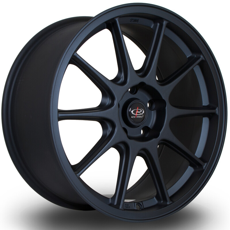 Rota Strike 18x8.5" 5x108 ET44, Noir Mat