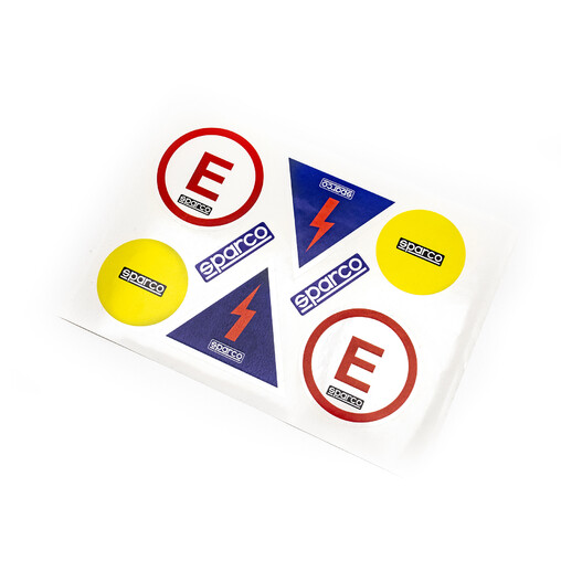 Autocollants Sparco Coupe Circuit & Extincteur (FIA)