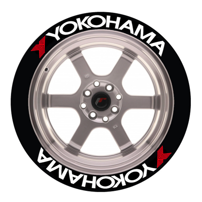 Stickers Yokohama, Marquage Pneu Permanent