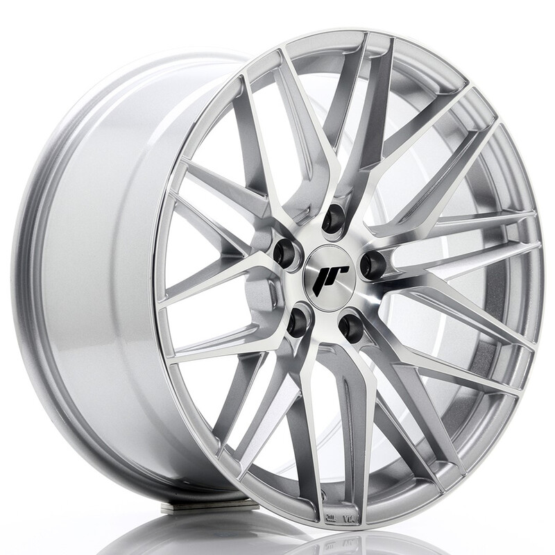 Japan Racing JR-28 Extreme Concave 18x9.5" 5x112 ET40, Gris Argenté / Poli