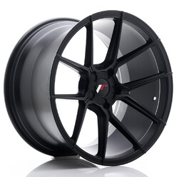 Japan Racing JR-30 Extreme Concave 19x11" (5 trous - sur mesure) ET15-40, Noir Mat / Satiné