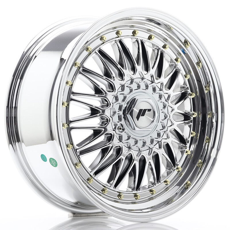 Japan Racing JR-9 18x8" 5x112/120 ET35, Chrome / Titane