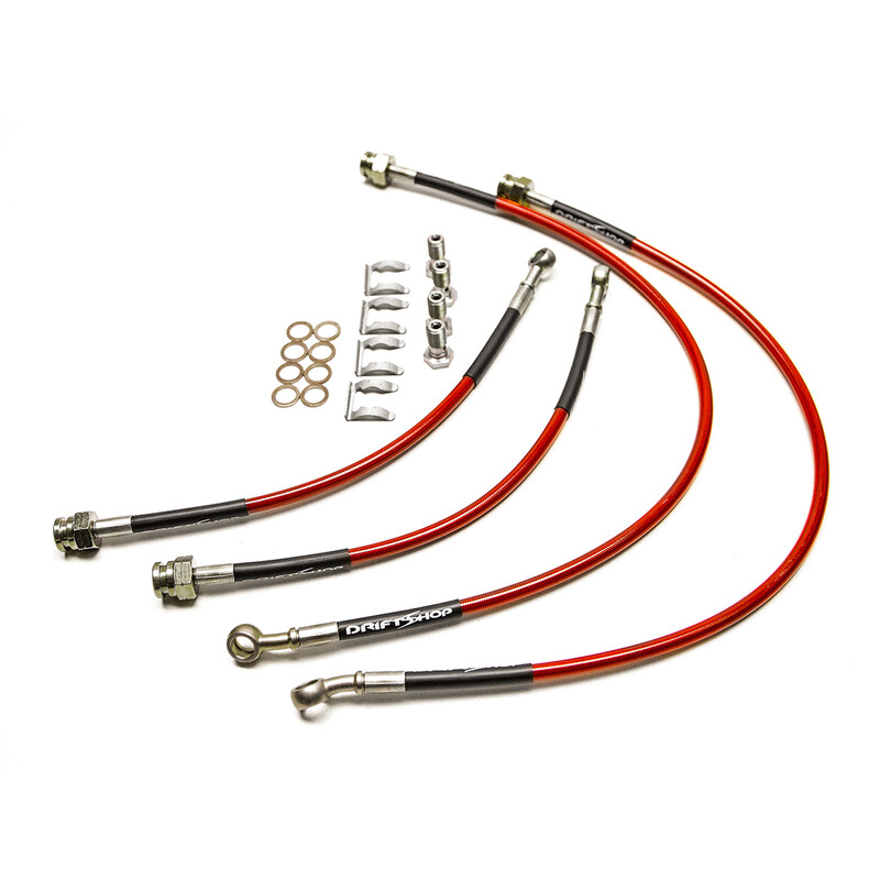 Durites de Freins Aviation DriftShop pour Nissan - Etriers Av. S14/S15 + Etriers Arr. Z32/Skyline