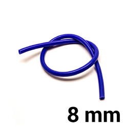 Durite Silicone Ø8 mm - Bleue (au mètre)