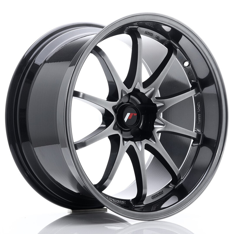 Japan Racing JR-5 19x10.5" (5 trous - sur mesure) ET12, Hyper Black