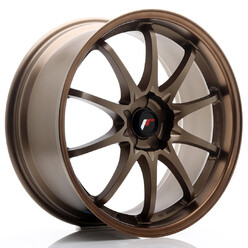 Japan Racing JR-5 19x8.5" (5 trous - sur mesure) ET43, Bronze Anodisé