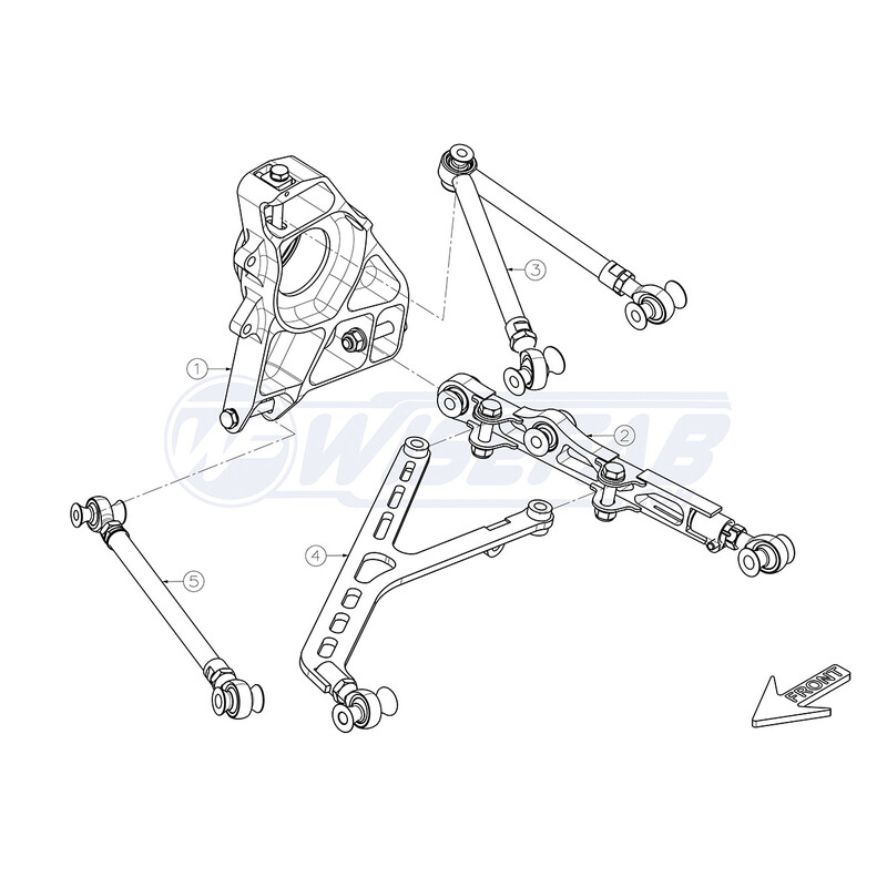 Kit Arrière Wisefab "Grip" pour Honda S2000