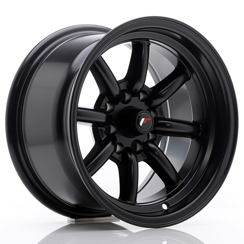 Japan Racing JR-19 14x8" 4x100/114.3 ET-13, Noir Mat / Satiné