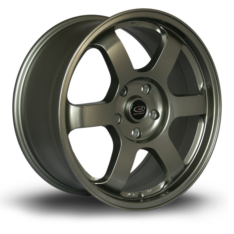 Rota Grid Van 18x8.5" 5x120 ET45, Gris Métal