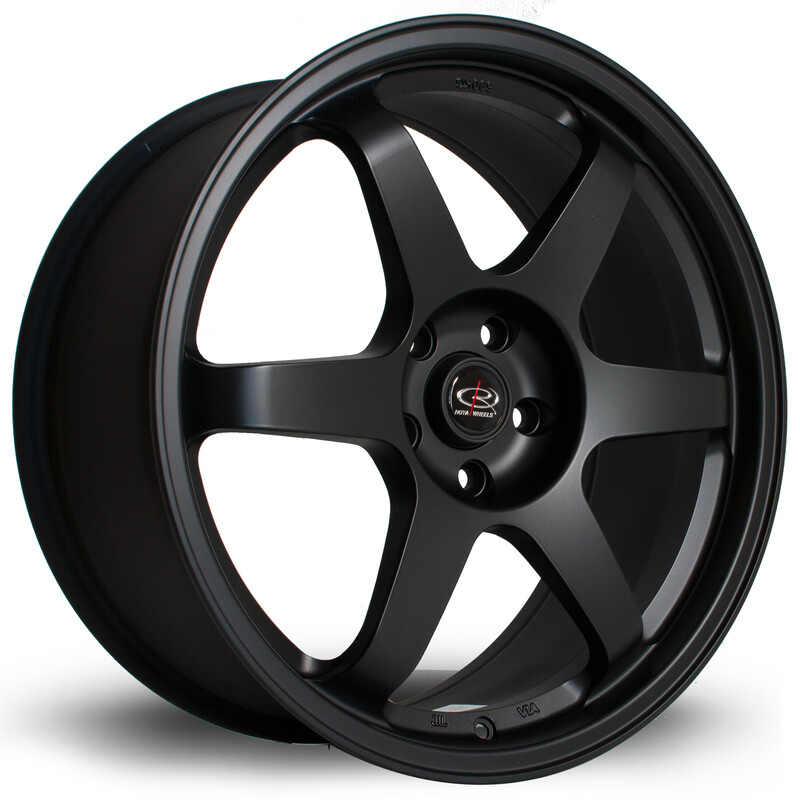 Rota Grid 19x8.5" 5x100 ET32, Noir Mat