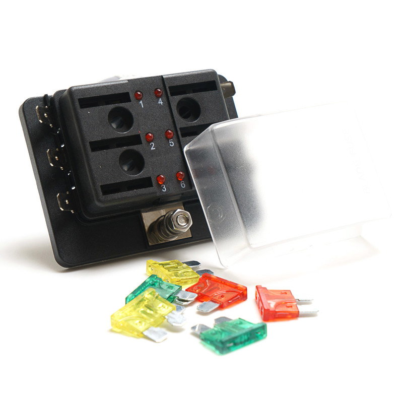 Porte-Fusible Distributeur d'Alimentation 6 Voies