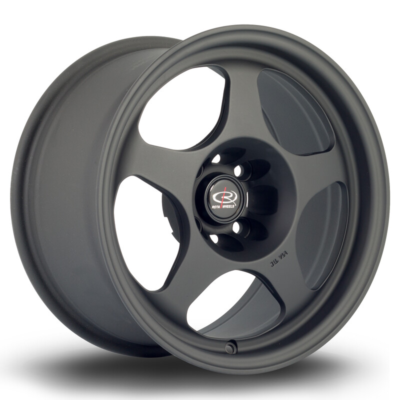Rota Slipstream 15x8" 4x100 ET20, Noir Satiné
