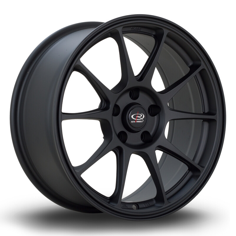 Rota Titan 17x7.5" 4x108 ET40, Noir Satiné