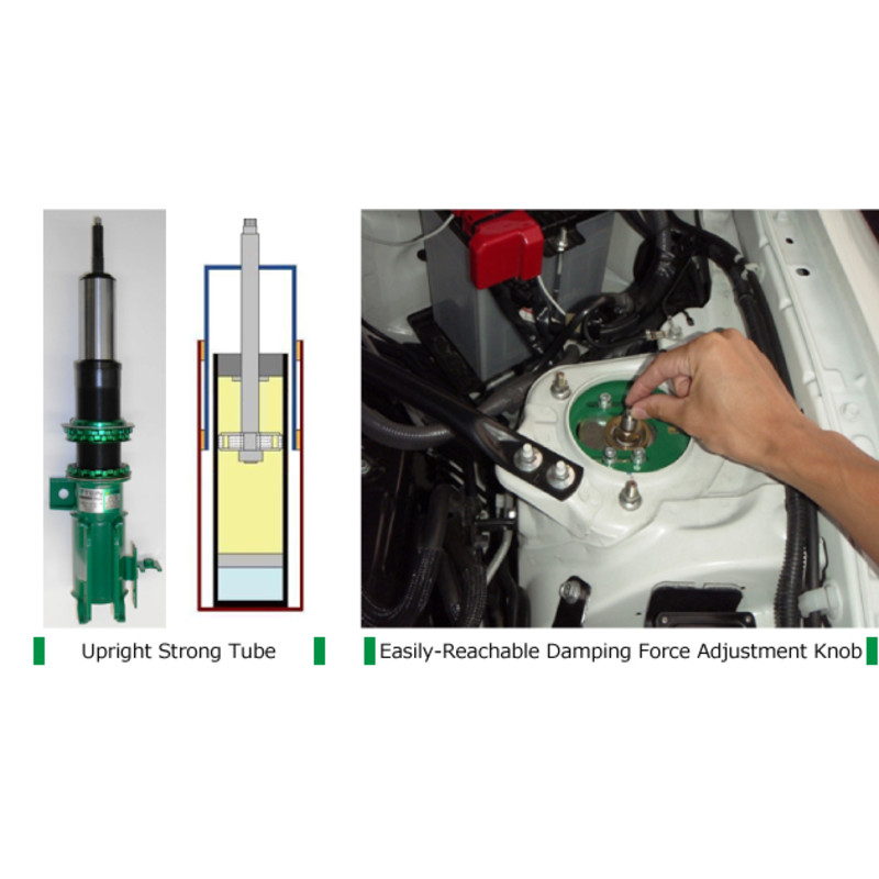 Combinés Filetés Tein Mono Racing pour Mazda MX-5 NA & NB
