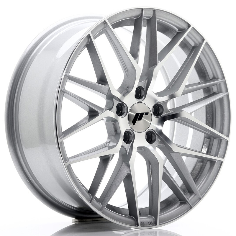 Japan Racing JR-28 18x7.5" 5x112 ET40, Gris Argenté / Poli