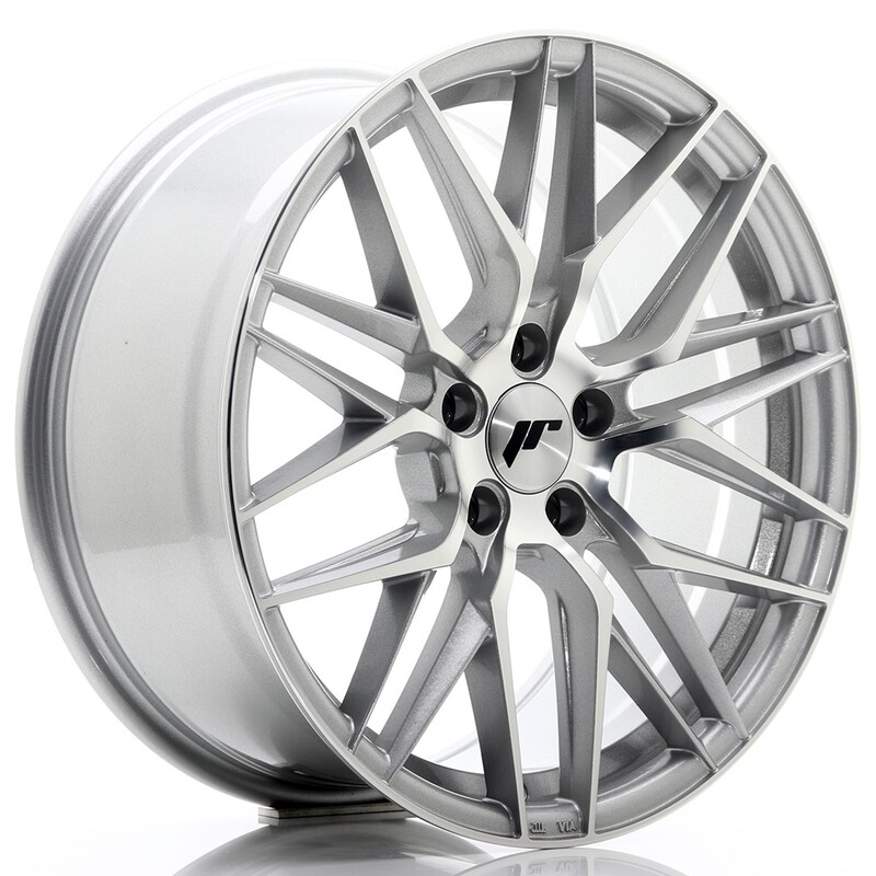 Japan Racing JR-28 18x8.5" 5x120 ET40, Gris Argenté / Poli