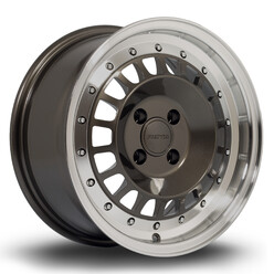 Rota Speciale 15x7" 4x100 ET35, Gunmetal, Rebord Poli
