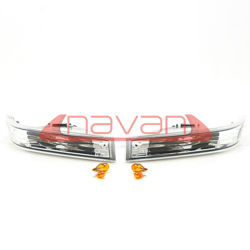 Clignotants Avant Navan Crystal pour Nissan 200SX S14A JDM / DMAX / Vertex