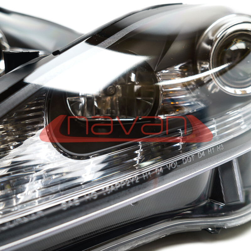 Phares Avant Navan LED pour Lexus IS220d & IS250 (05-13) Cligno. Séquentiels
