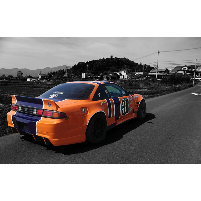 Ailes Arrière Origin Labo +75mm pour Nissan 200SX S14 / S14A