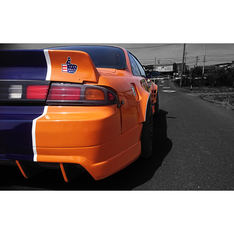 Ailes Arrière Origin Labo +75mm pour Nissan 200SX S14 / S14A